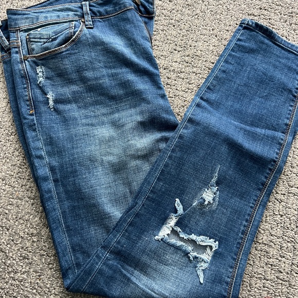 Womens unplubished jeans - Picture 1 of 5